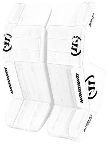 warrior ritual g3 goalie jr Hockey leg pads white/white  - main image